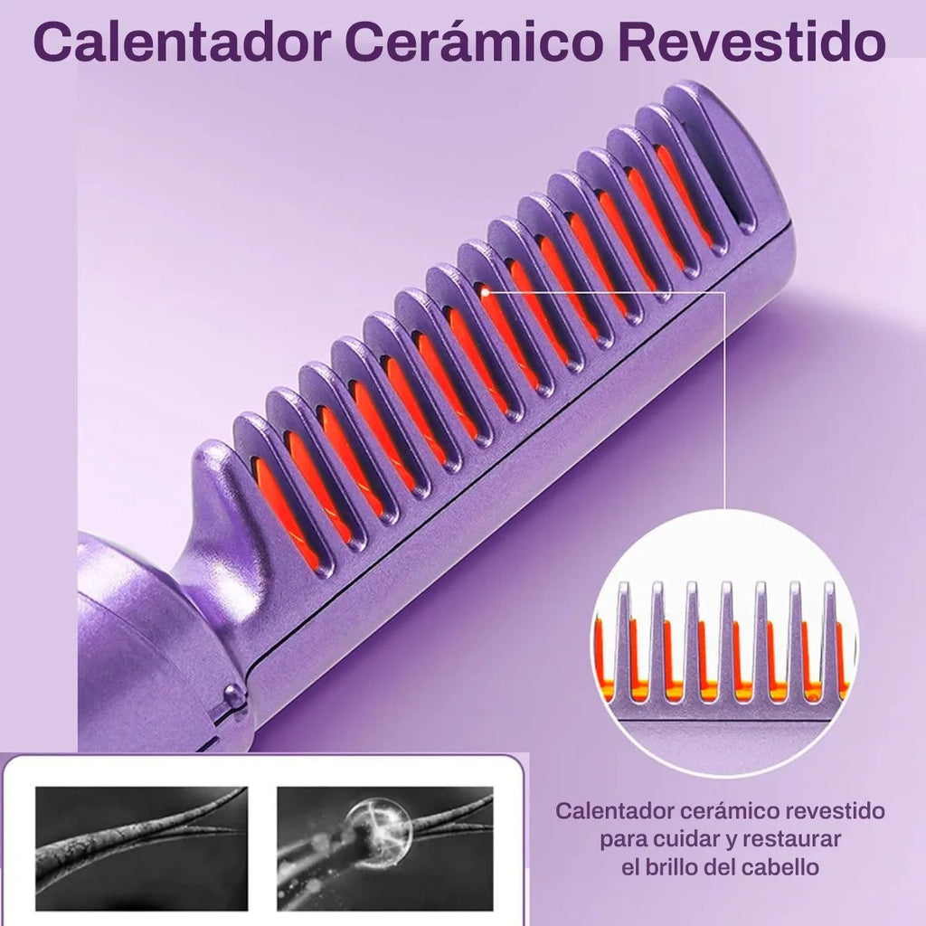 Peine alisador 2 en 1